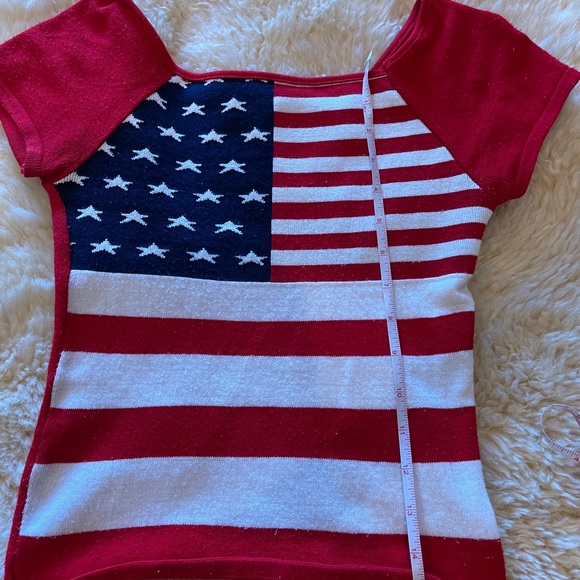 Pre-owned Patriotic Hot Flag USA America Tank Top Shirt Sz Small S - Picture 6 of 6